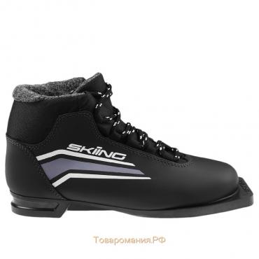 Ботинки лыжные TREK Skiing 1 NN75 ИК, цвет чёрный, лого серый, размер 39