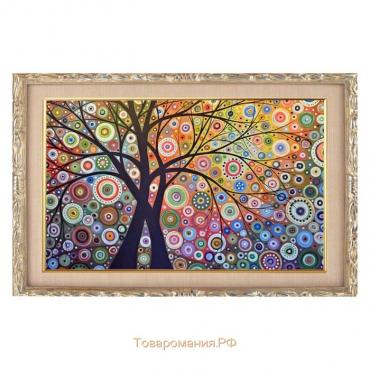 Алмазная мозаика «Райский сад» 29 × 20 см, 22 цвета