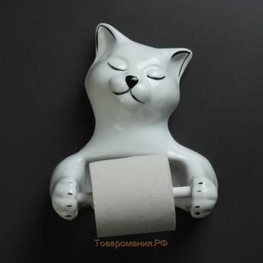 Держатель для туалетной бумаги "Кошка" 26х23х14см