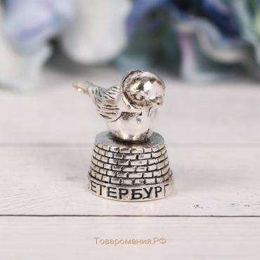 Напёрсток сувенирный «Санкт-Петербург», серебро