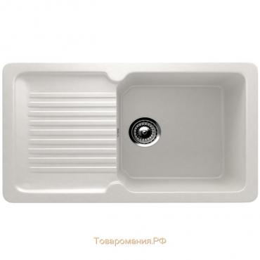 Мойка кухонная Ulgran U506-341, 770х495 мм, цвет ультра-белый
