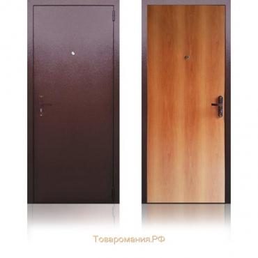 Входная дверь «Берлога ЭК2», 870 × 2050 мм, левая, цвет миланский орех