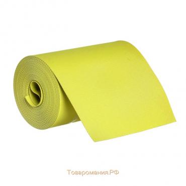 Лента бордюрная, 0.2 × 10 м, толщина 1.2 мм, пластиковая, жёлтая, Greengo