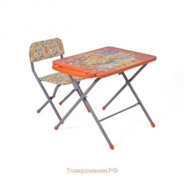 Комплект детской мебели Фея Досуг 201 Алфавит оранжевый