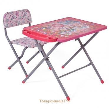 Комплект детской мебели Фея Досуг 201 Алфавит розовый