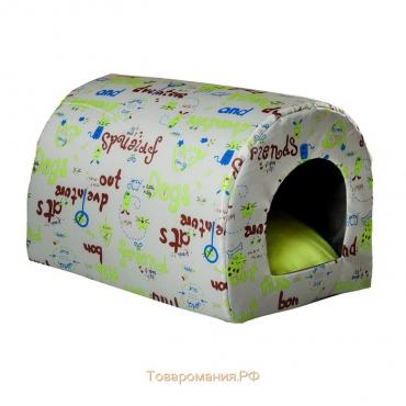 Домик-тоннель Собаки, ткань оксфорд, 35 х 26 х 26