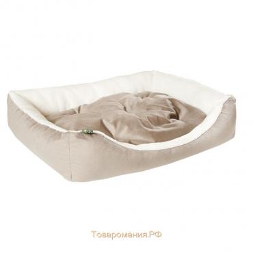 Лежанка "Пухлик" Мокко, мебельная ткань, 73 х 58 х 20 см