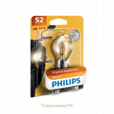 Лампа для мотоциклов PHILIPS, 12 В, S3, 15Вт