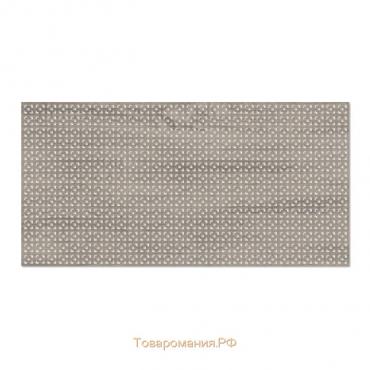 Панель декоративная перфорированная, без рамки, Дамаско, дуб винтаж, 1112х512 мм