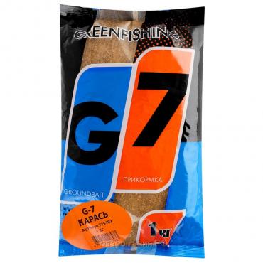 Прикормка Greenfishing G-7, карась, 1 кг
