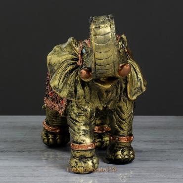 Статуэтка "Слон классный", бронза, гипс, 26 см, микс