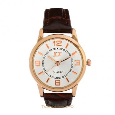 Часы наручные кварцевые женские "KX - классика", d-2.7 см
