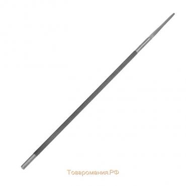 Напильник ТУНДРА, для заточки цепей шаг 0.325", круглый, сталь ШХ15, d=4.8 мм, №3, 200 мм