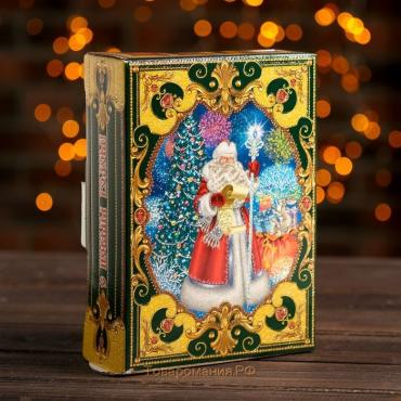 Подарочная коробка "Резиденция Деда Мороза", с анимацией, 19 x 7 x 25 см