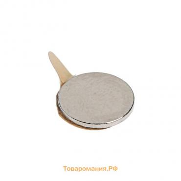 Неодимовый магнит REXANT, диск 10х1 мм, сцепление 0.5 кг, 20 шт