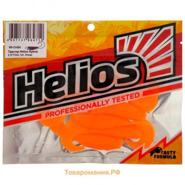 Твистер Helios Hybrid Orange, 7 см, 7 шт. (HS-13-024)