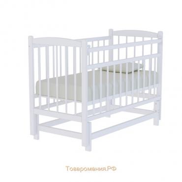 Кровать детская «Колибри» маятник поперечный, цвет белый