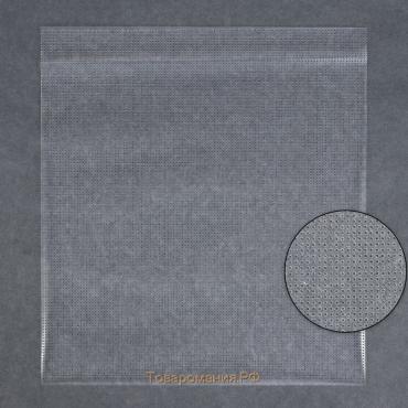 Канва для вышивания, водорастворимая, 20 × 22 см, цвет прозрачный