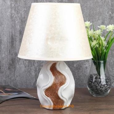 Лампа настольная 7515127TL/1 E14 40 Вт белый-кремовый 25×25×35 см RISALUX