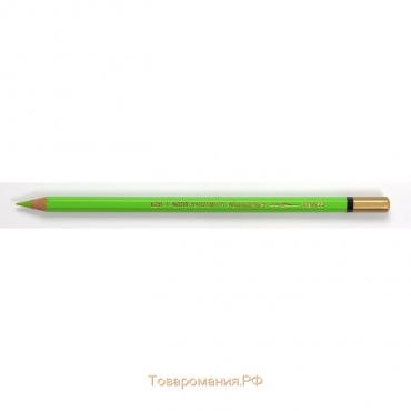 Карандаш акварельный Koh-I-Noor Mondeluz 3720/022, зеленый желтоватый, 175 мм, грифель 3.8 мм, ЦЕНА ЗА 1 ШТ