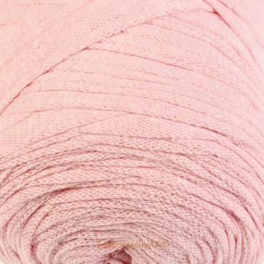 Пряжа "Ribbon" 40% полиэстер, 60% хлопок 125м/250гр (762 св.розовый)