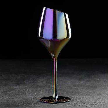 Бокал для вина «Иллюзия», 450 мл, 9,5×25 см, цвет хамелеон
