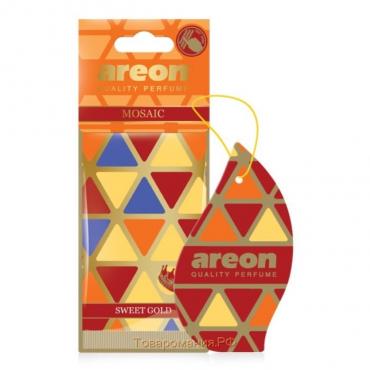 Ароматизатор на зеркало Areon fresco Mosaic sweet gold 704-FGM-04