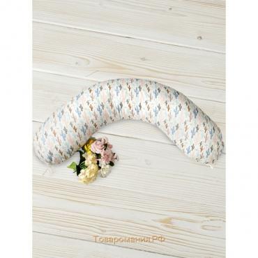 Наволочка на подушку для беременных, размер 25 × 170 см,  принт техас
