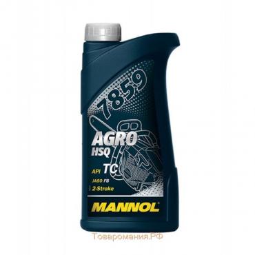 Моторное масло MANNOL, для садовой техники, "7859 Agro HSQ", 1 л