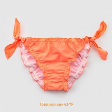 Трусы купальные для девочек с завязками MINAKU "Sunny Life", рост 98-104(4),цв.оран