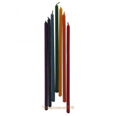 Набор для медитаций «Чакры», 7 шт, 0,5×15 см, цвет семь цветов радуги
