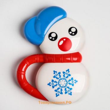 Погремушка «Снеговик», цвет МИКС