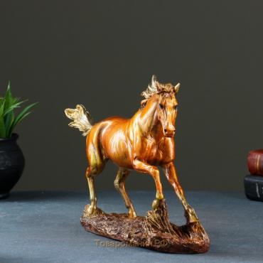 Фигура "Конь бегущий" бронза, 32х22см