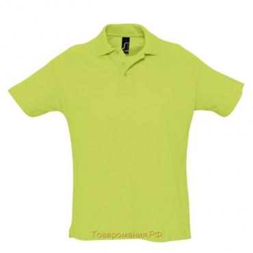 Рубашка поло мужская SUMMER 170, размер L, цвет зелёное
