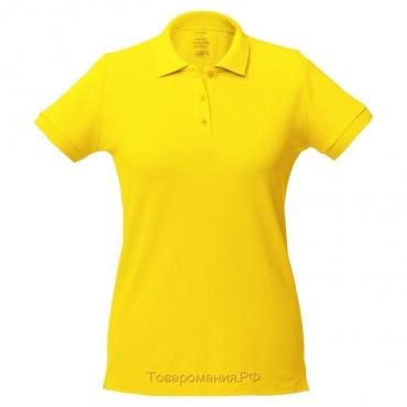 Рубашка поло женская Virma lady, размер S, цвет жёлтый