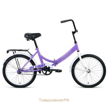 Велосипед 20" Altair City, 2020, цвет фиолетовый/серый, размер 14"