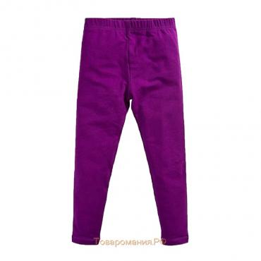 Легинсы для девочки, рост 110 см, цвет фиолетовый