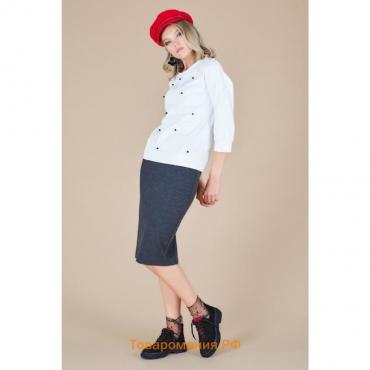Комплект из юбки и свитшота для женщин, размер  58