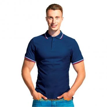 Рубашка мужская, размер 48, цвет тёмно-синий