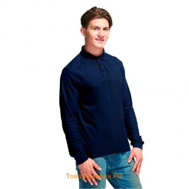 Рубашка мужская, размер 52, цвет тёмно-синий