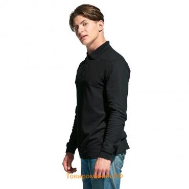 Рубашка мужская, размер 44, цвет чёрный