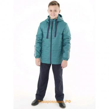 Куртка для мальчиков «Тимати», рост 122 см, цвет зелёный