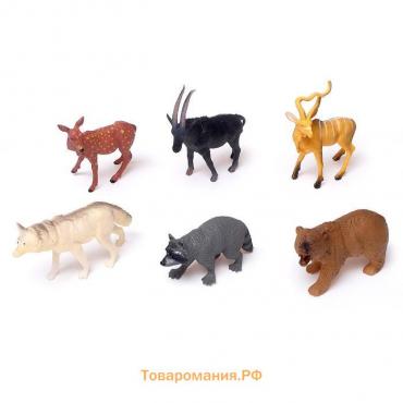 Набор животных «Лесные звери», 6 фигурок
