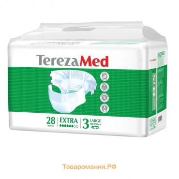 Подгузники для взрослых TerezaMed Extra Large №3, L, 28 шт.