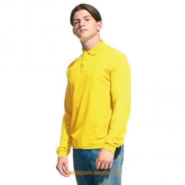 Рубашка мужская, размер 48, цвет жёлтый