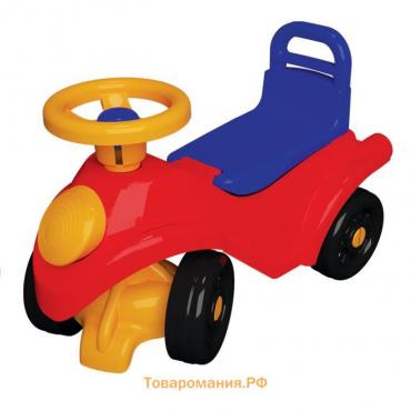 Машинка Terides «Толокар», с поворотным рулём, цвет красный