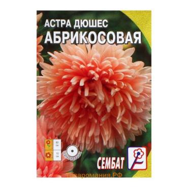 Семена цветов Астра пионовидная "Абрикосовая",  0.2 г