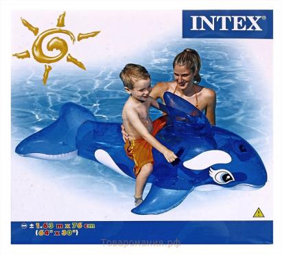 Игрушка для плавания «Кит», 152 х 114 см, от 3 лет, 58523NP INTEX