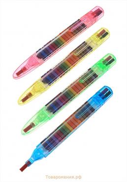 Набор цветных карандашей, 4 шт., со сменными грифелями, 18 цветов