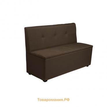 Кухонный диван "Юлия-1,2" 1200х830х550, рогожка CHOCOLATE